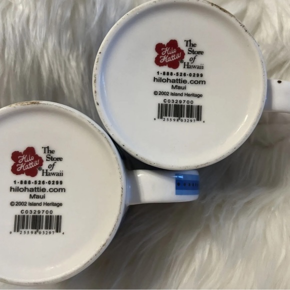 Hilo Hattie Hawaiian Blue Whale Maui Mugs Store of Hawaii 2002 Island Heritage 2 - Picture 3 of 5